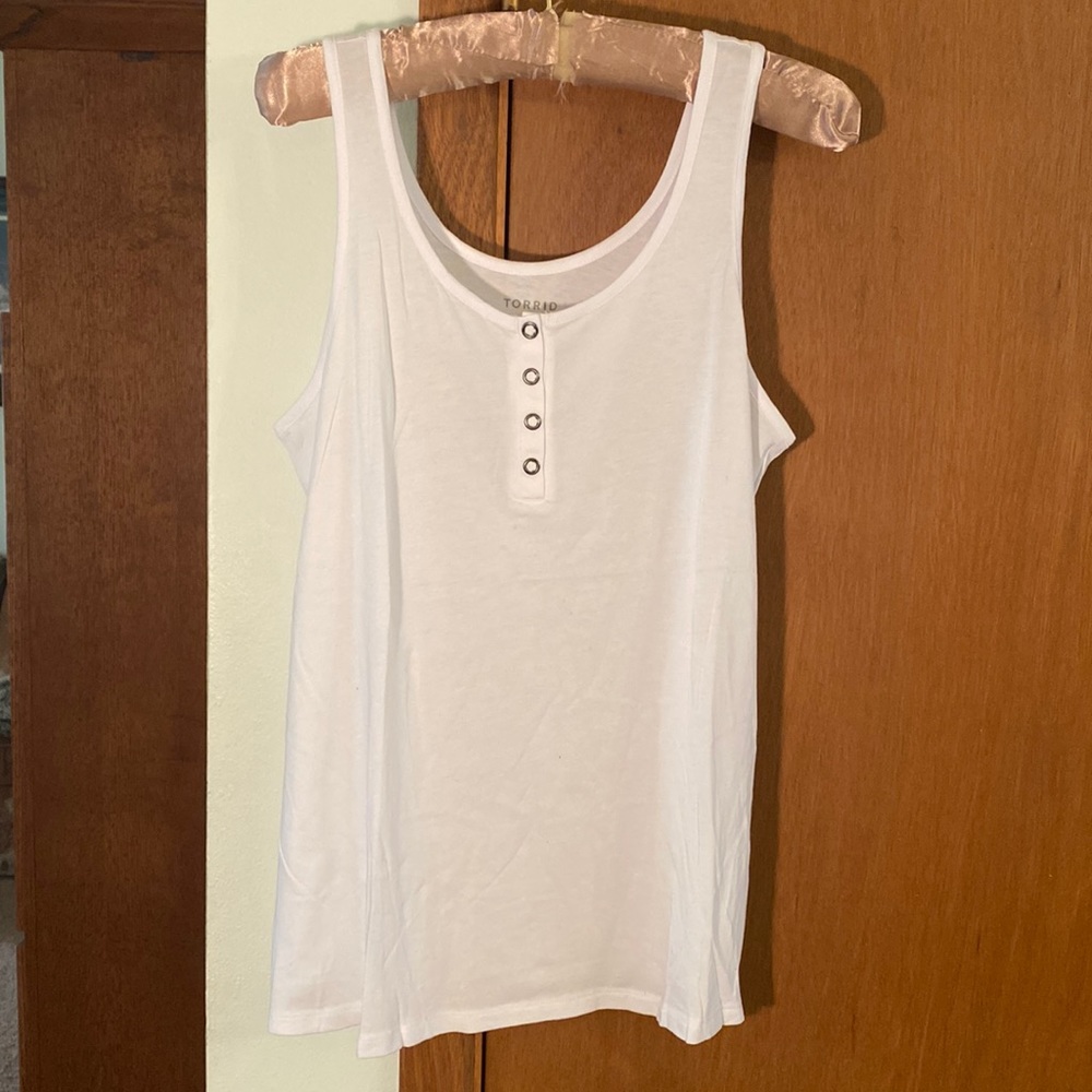 Torrid Classic Fit Snap Front Tee